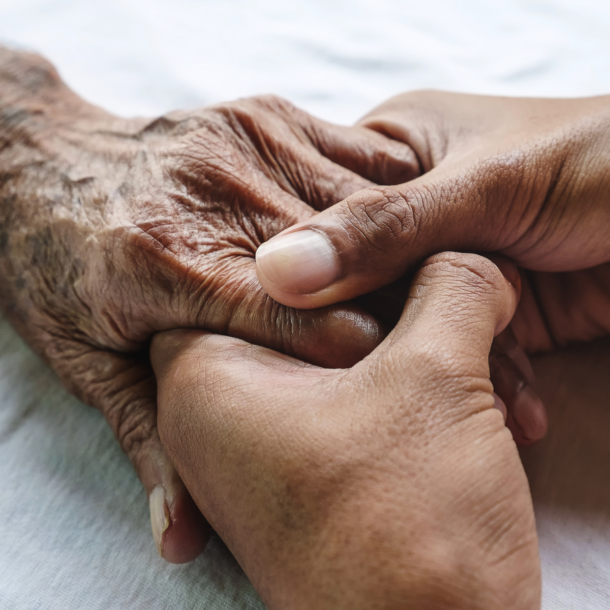 Compassionate care: Hand holding for patient support and caregiver appreciation